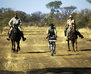 Esther und Horst auf der Huntersroad (Grenzgebiet Botswana-Simbabwe)
